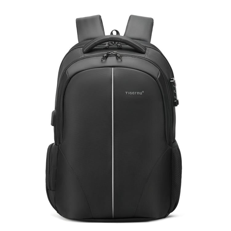 Men Business Anti-Theft Laptop Backpack With USB Charging Port, Reflective Strips & TSA Lock, Tigernu Standard, Tigernu Expandable Men Business Anti-Theft Laptop Backpack With USB Charging Port, Reflective Strips & TSA Lock, Tigernu Standard, Tigernu Expandable